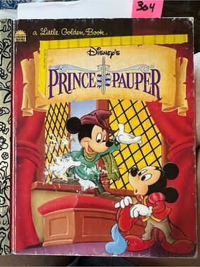 1996 Disney Little Golden Book - Prince and the Pauper